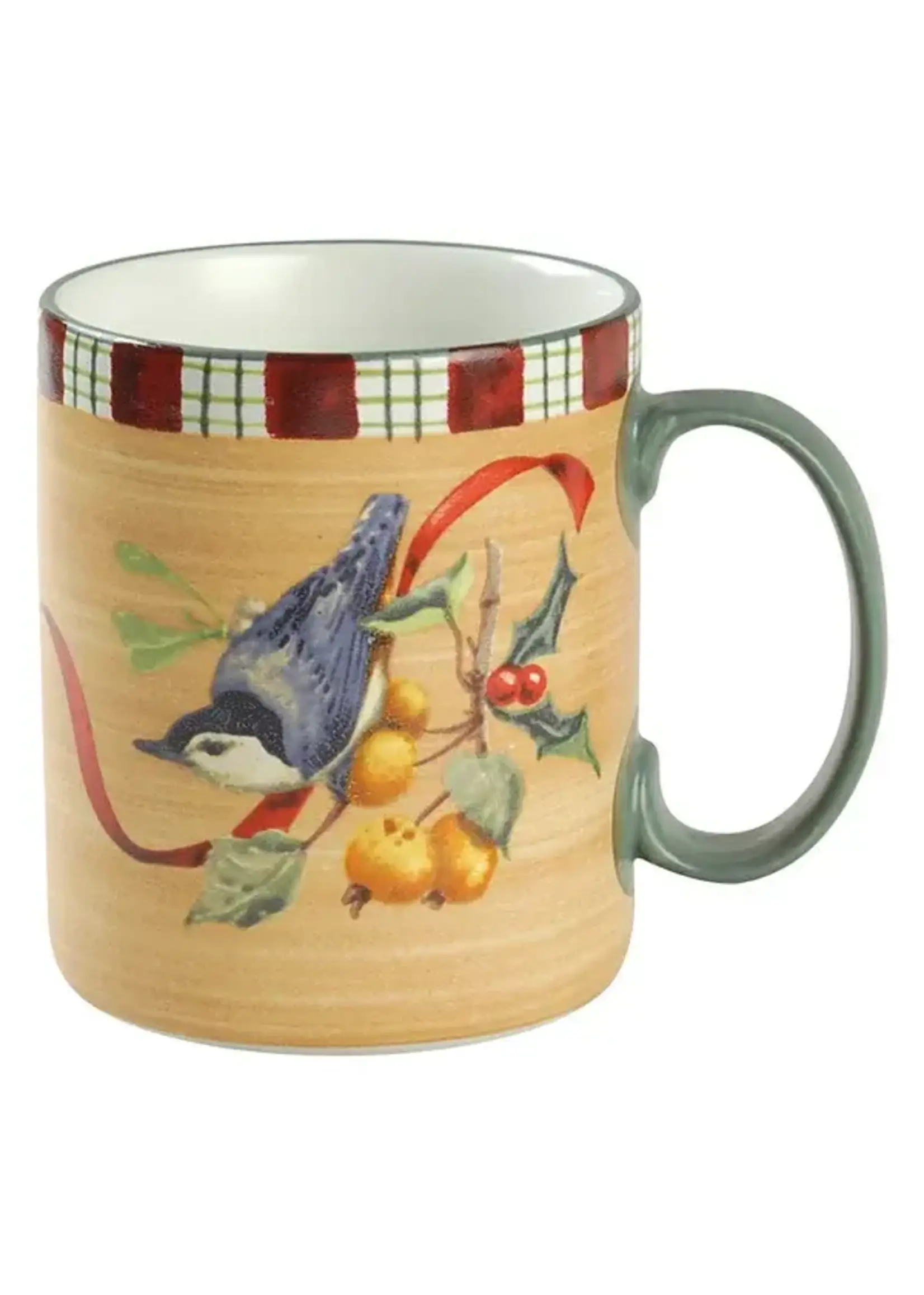 LENOX WINTER GREETINGS MUG NUTHATCH 3 7/8"