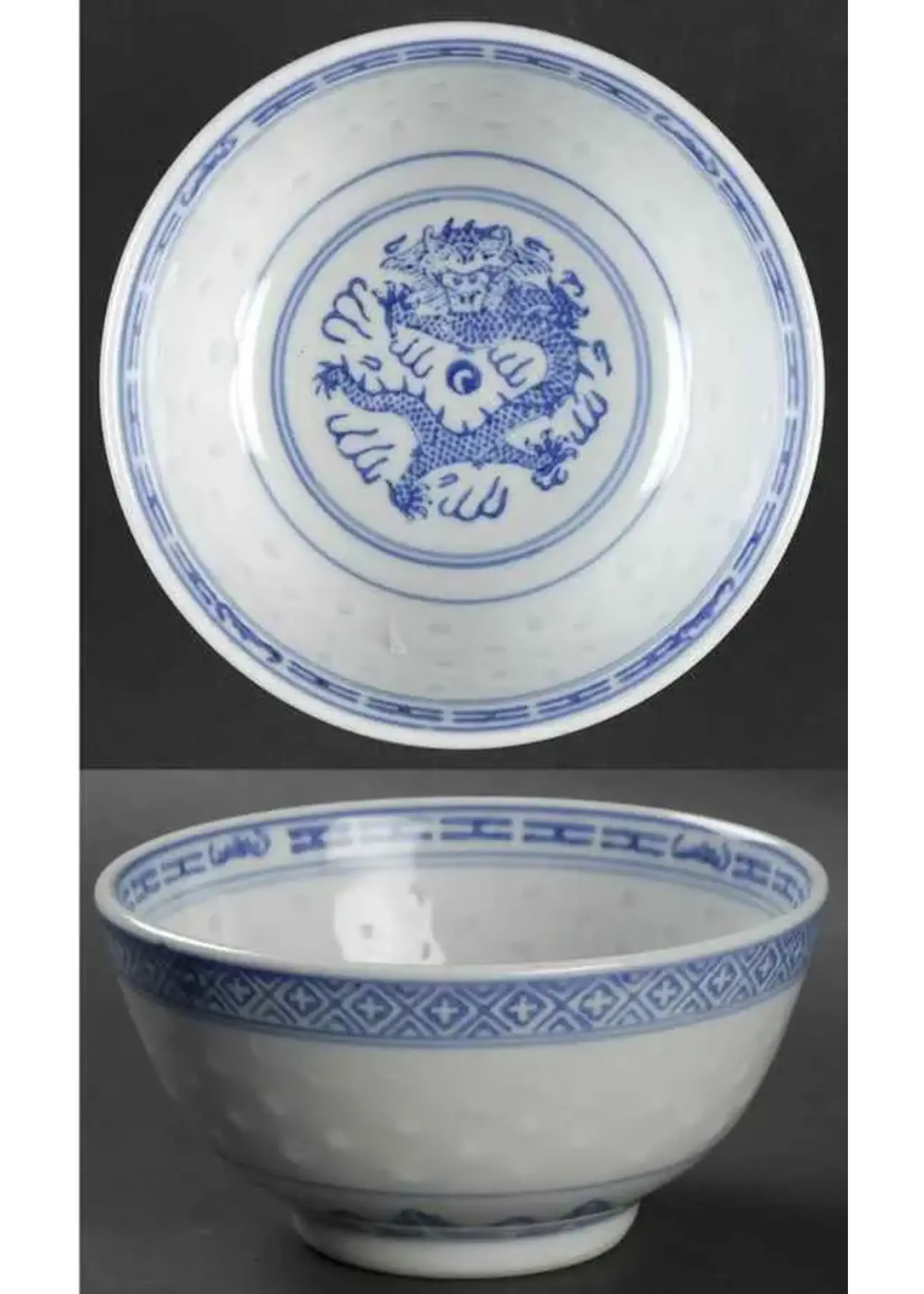 CHINA MADE IN CHINA  CHINESE RICE BOWL 4 1/2"