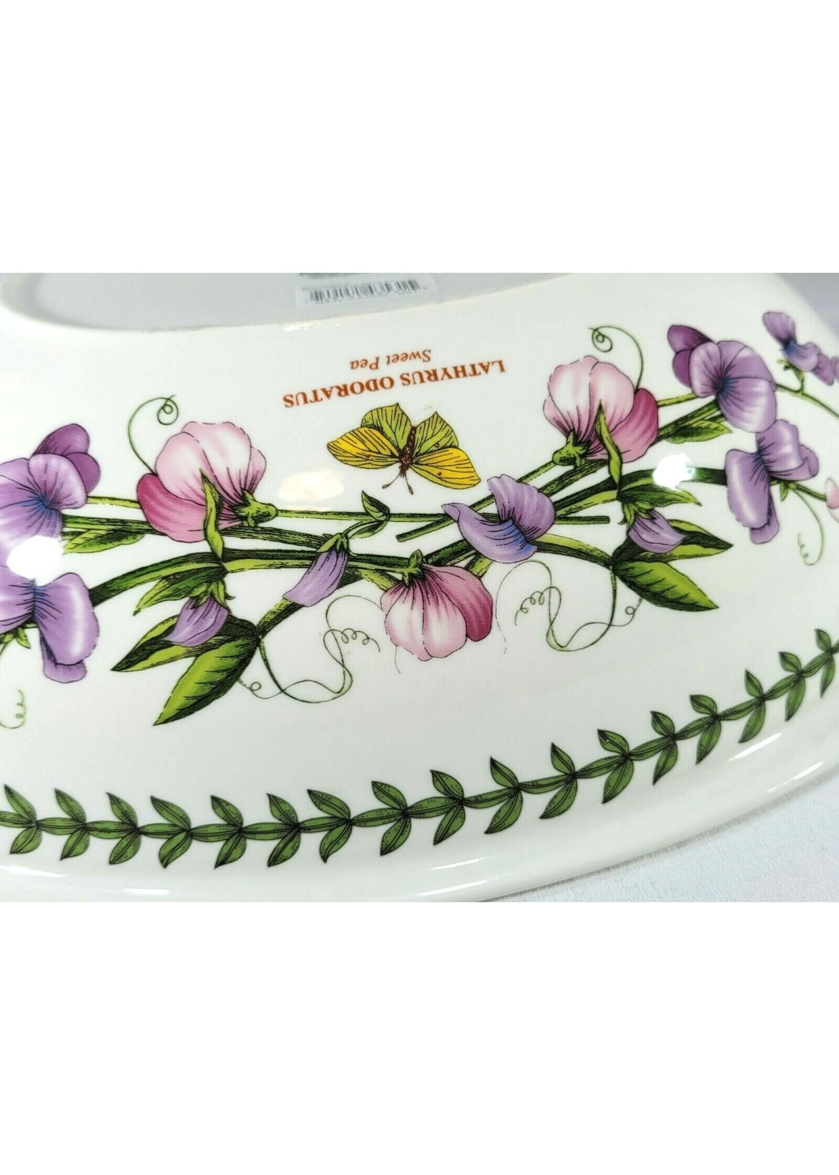 PORTMEIRION BOTANIC GARDEN OVAL HANDLED SERVER 15" TREASURE FLOWER