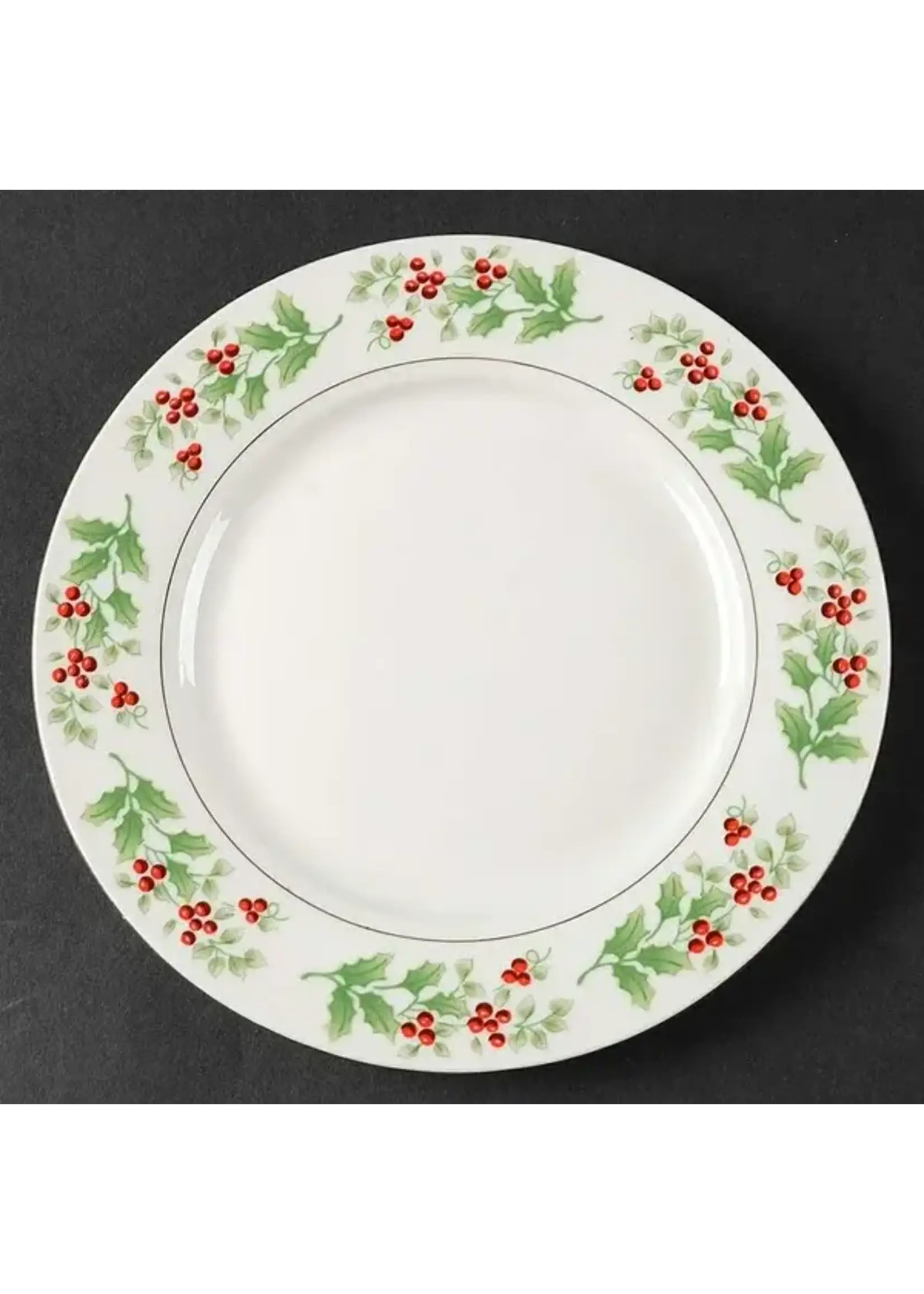 GIBSON GIBSON CHRISTMAS HARMONY SALAD PLATE 7 5/8"