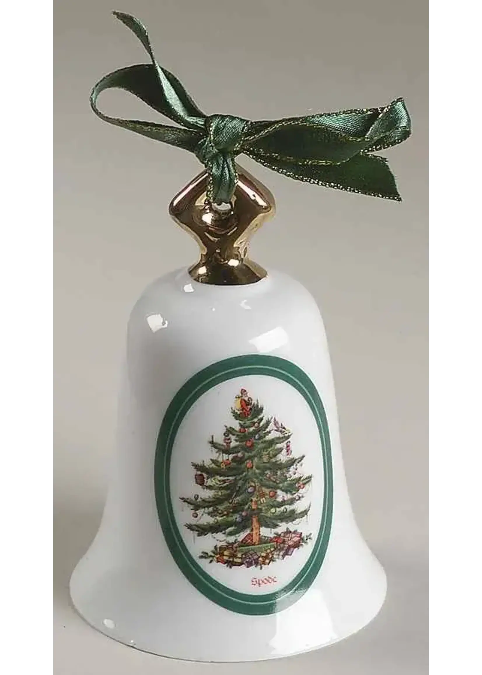 SPODE CHRISTMAS TREE BELL 4 1/4"