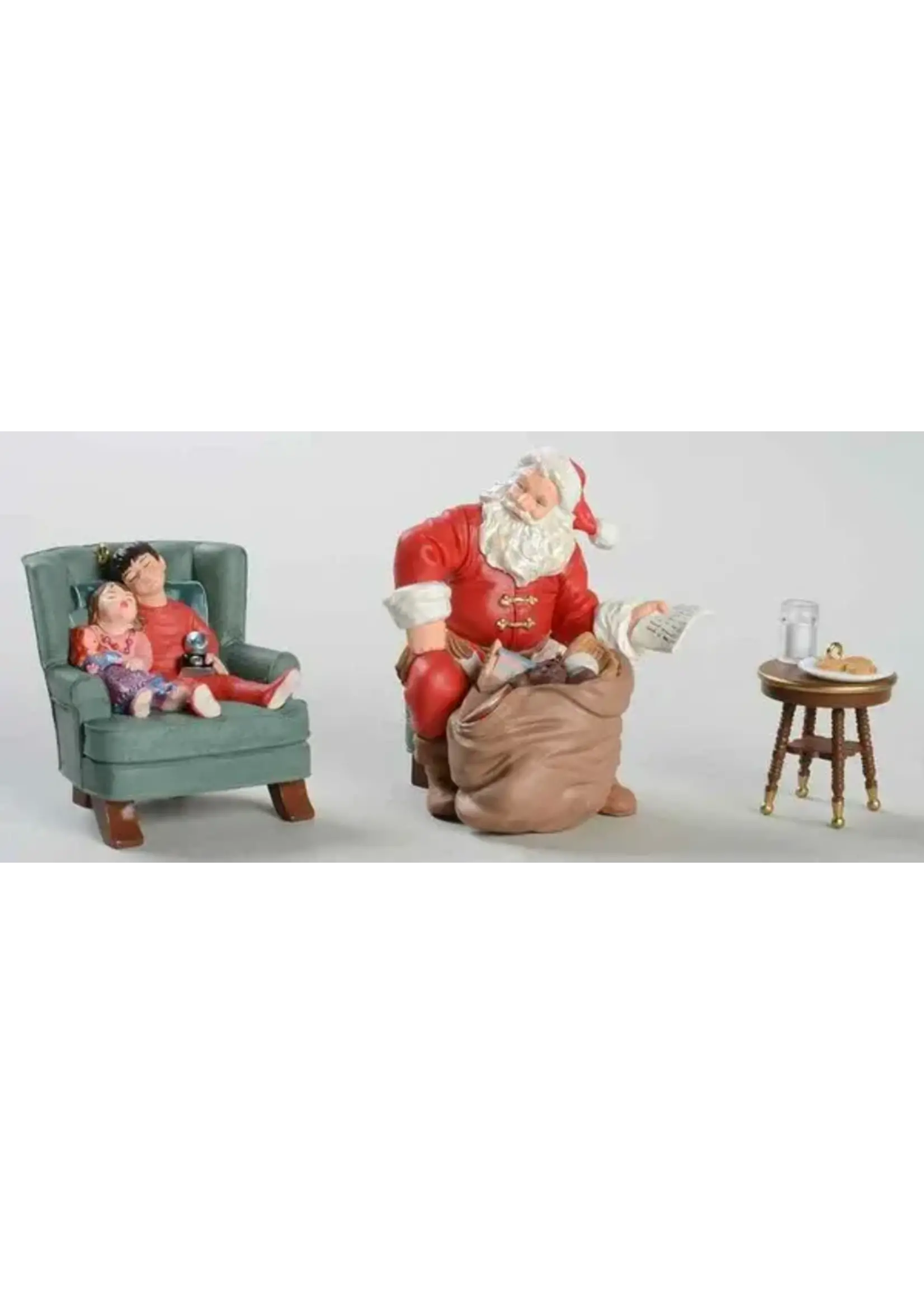 HALLMARK SANTAS BIG NIGHT BOXED ORNAMENT SET