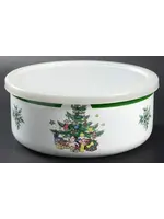 NIKKO HAPPY HOLIDAY METAL BOWL 7 1/4'