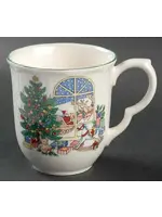 NIKKO HAPPY HOLIDAT ACCENT MUG 3 3/8"  WINDOW