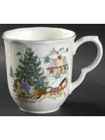 NIKKO HAPPY HOLIDAT ACCENT MUG 3 3/8" JINGLE BELLS