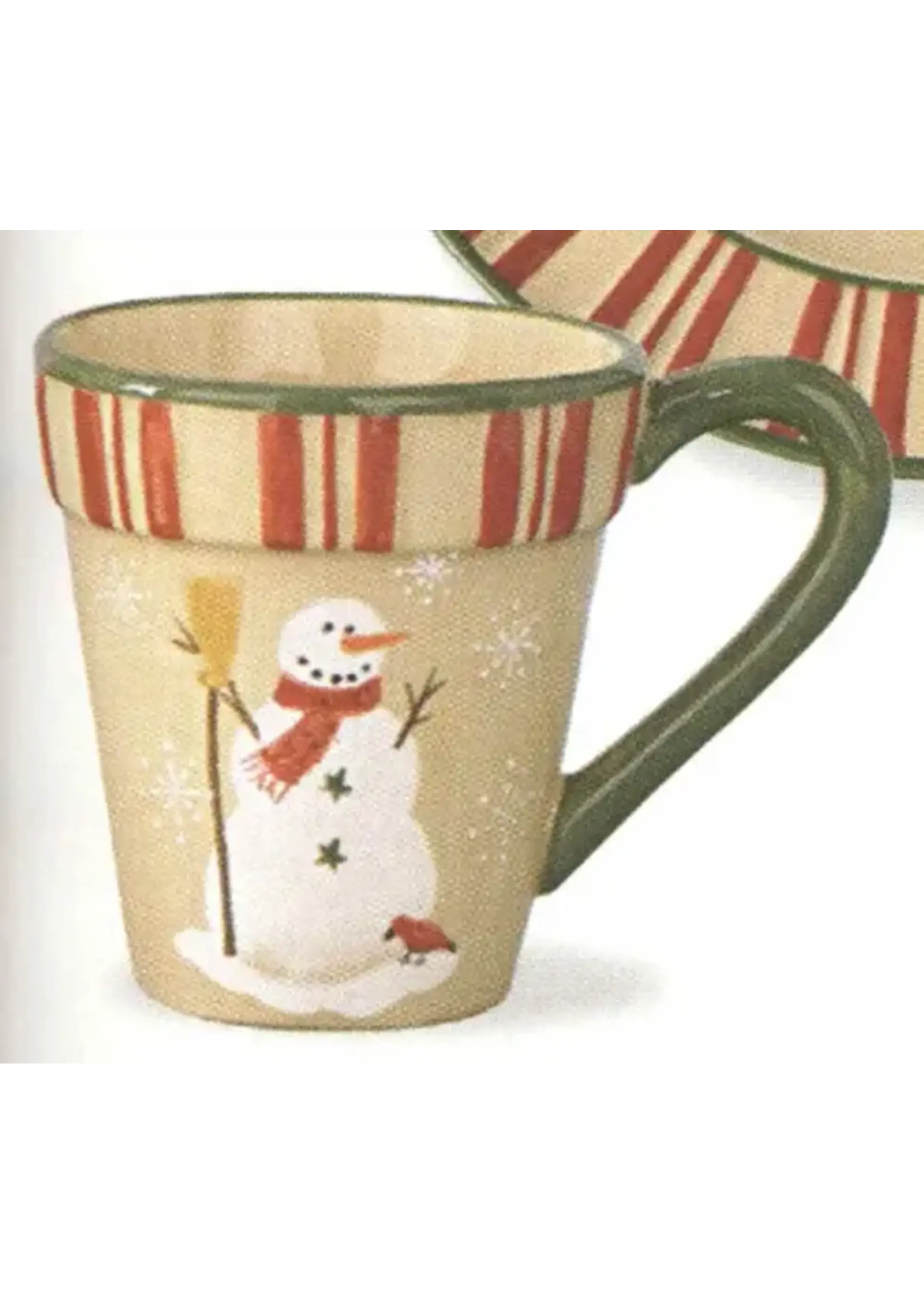 PARK DESIGNS PARK DESIGNS HOLLY JOLLY MUG 4 1/4'