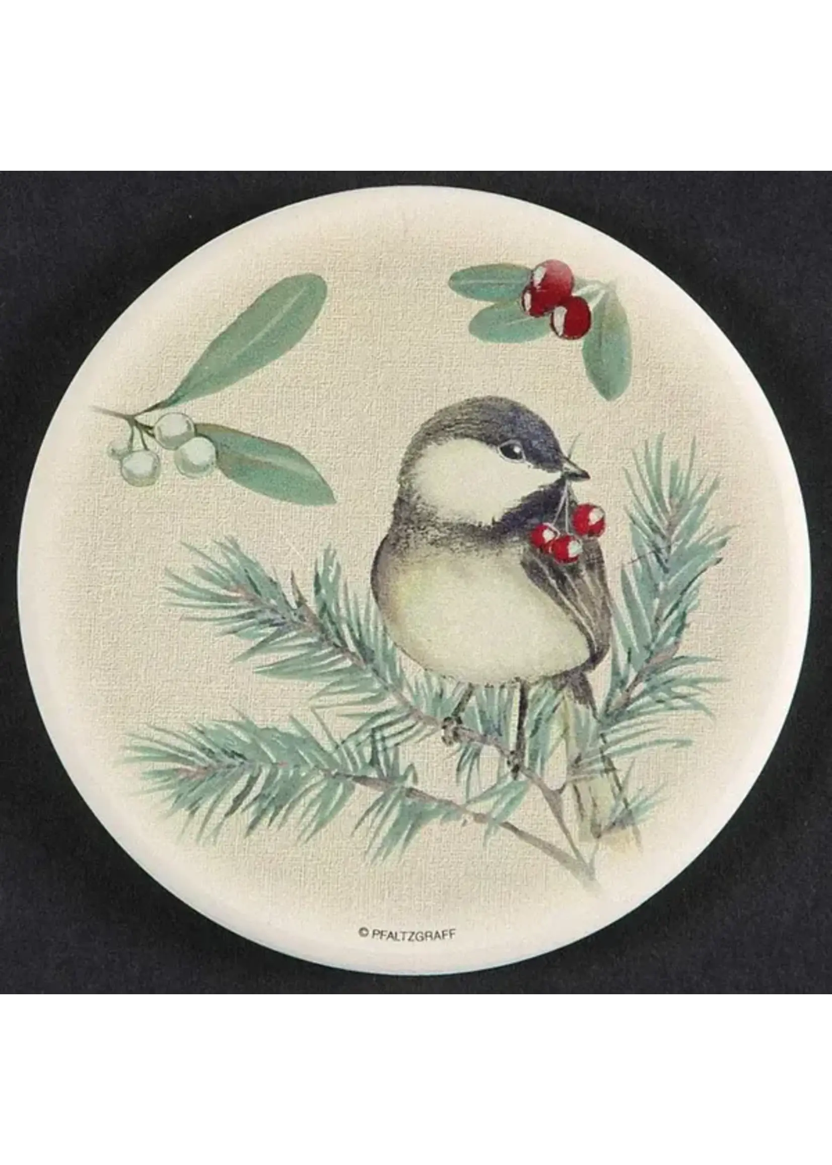 PFALTZGRAFF PFALTZGRAFF WINTERWOOD COASTER W/BIRD