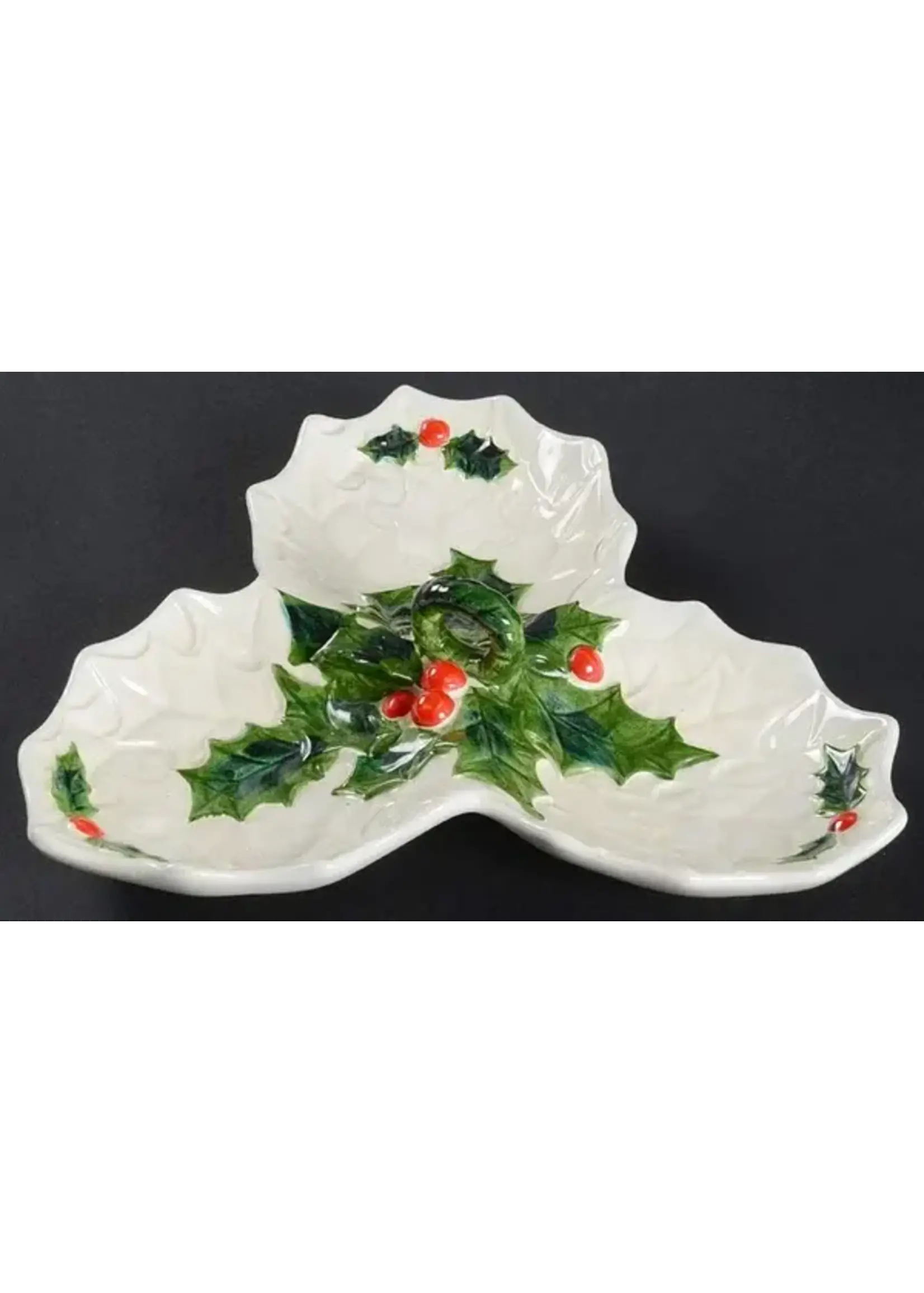 LEFTON WHITE HOLLY  3 PART RELISH 9 1/2"