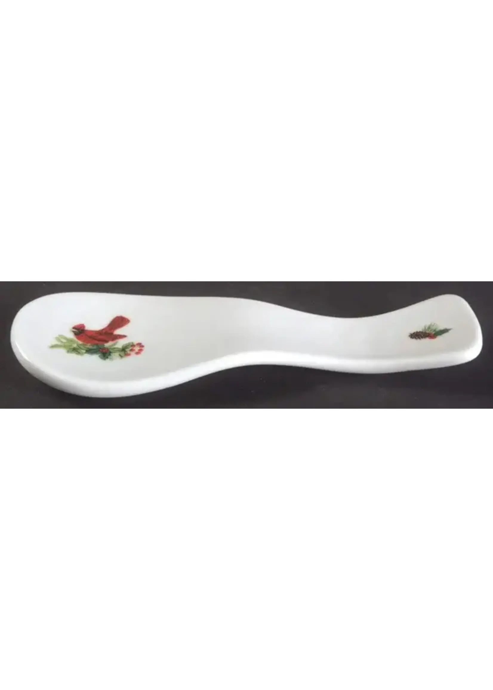 ROYAL NORFOLK ROYAL NORFOLK CARDINAL CHRISTMAS SPOON REST