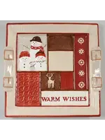 WARM WISHES TRAY SQUARE 14 1/2"