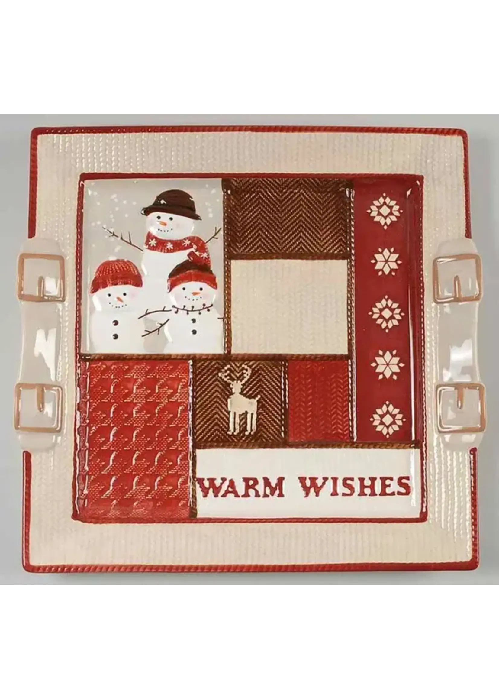 ST NICHOLAS SQUARE WARM WISHES TRAY SQUARE