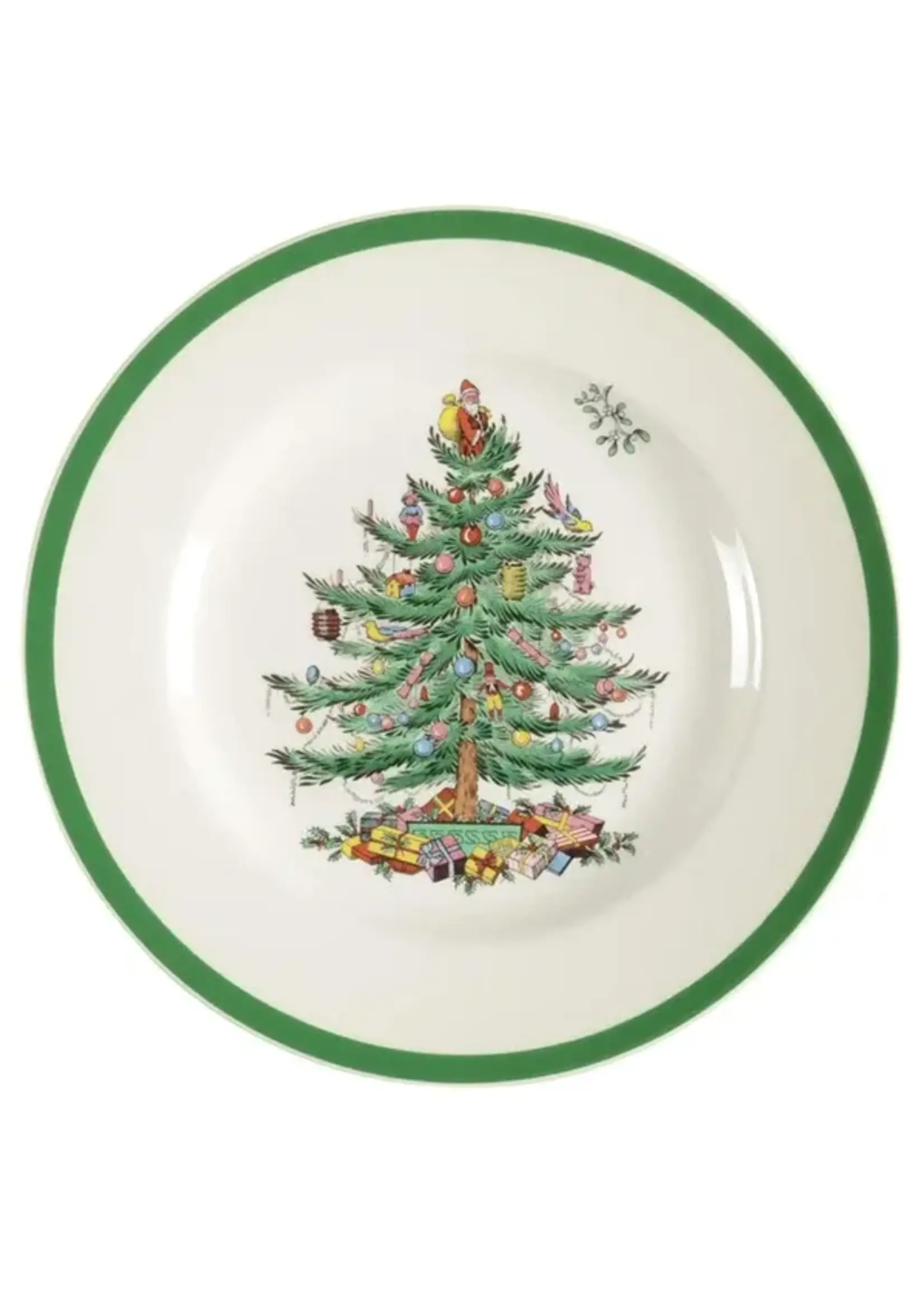 SPODE CHRISTMAS TREE SALAD PLATE 7 3/4"