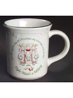 PFALTZGRAFF WINTRERBERRY MUG EIGHTH DAY OF CHRISTMAS 4'