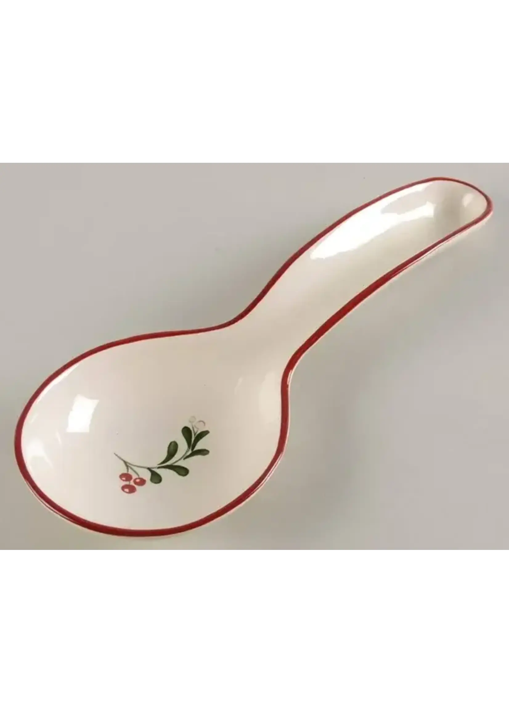 BETTER HOMES AND GARDENS MISTLETOE SPOON REST