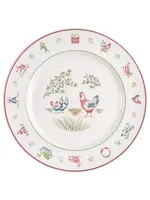 JOHNSON BROTHERS 12 DAYS OF CHRISTMAS DINNER PLATE 10 1/4"  3 FRENCH HENS