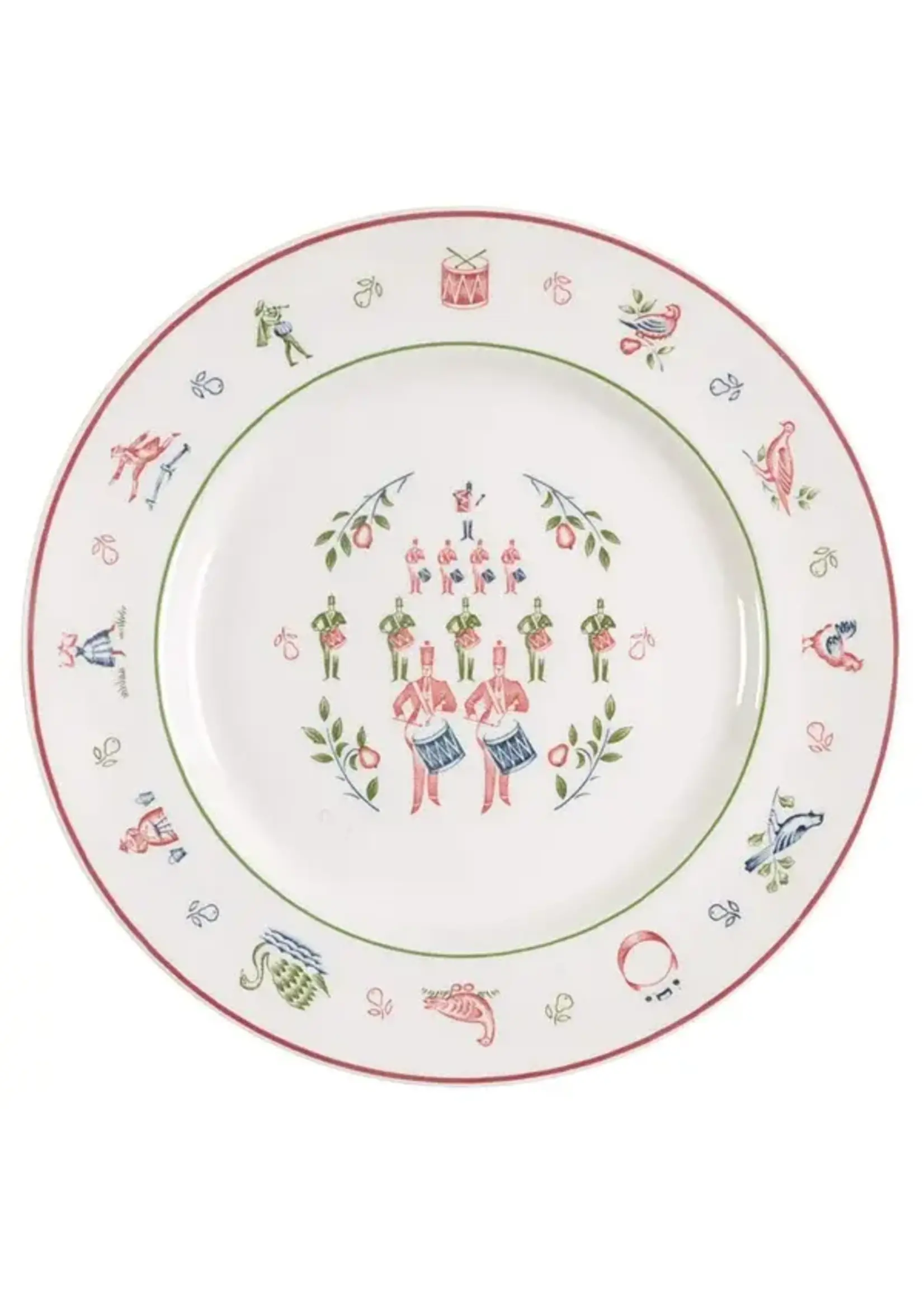 JOHNSON BROTHERS JOHNSON BROTHERS 12 DAYS OF CHRISTMAS DINNER PLATE  10 1/4" 12 DRUMMERS DRUMING