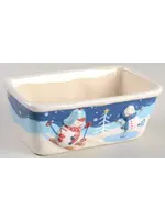 LET IT SNOW LOAF PAN 6 3/4"