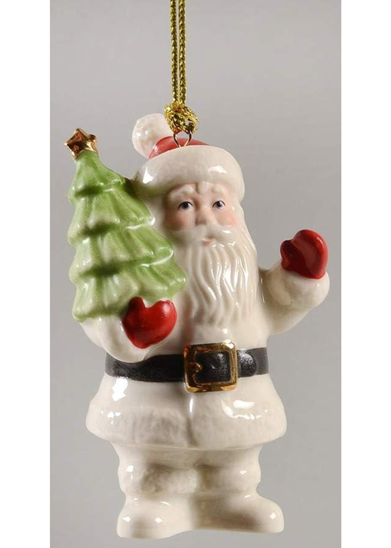 LENOX VERY MERRY ORNAMENT SANTA