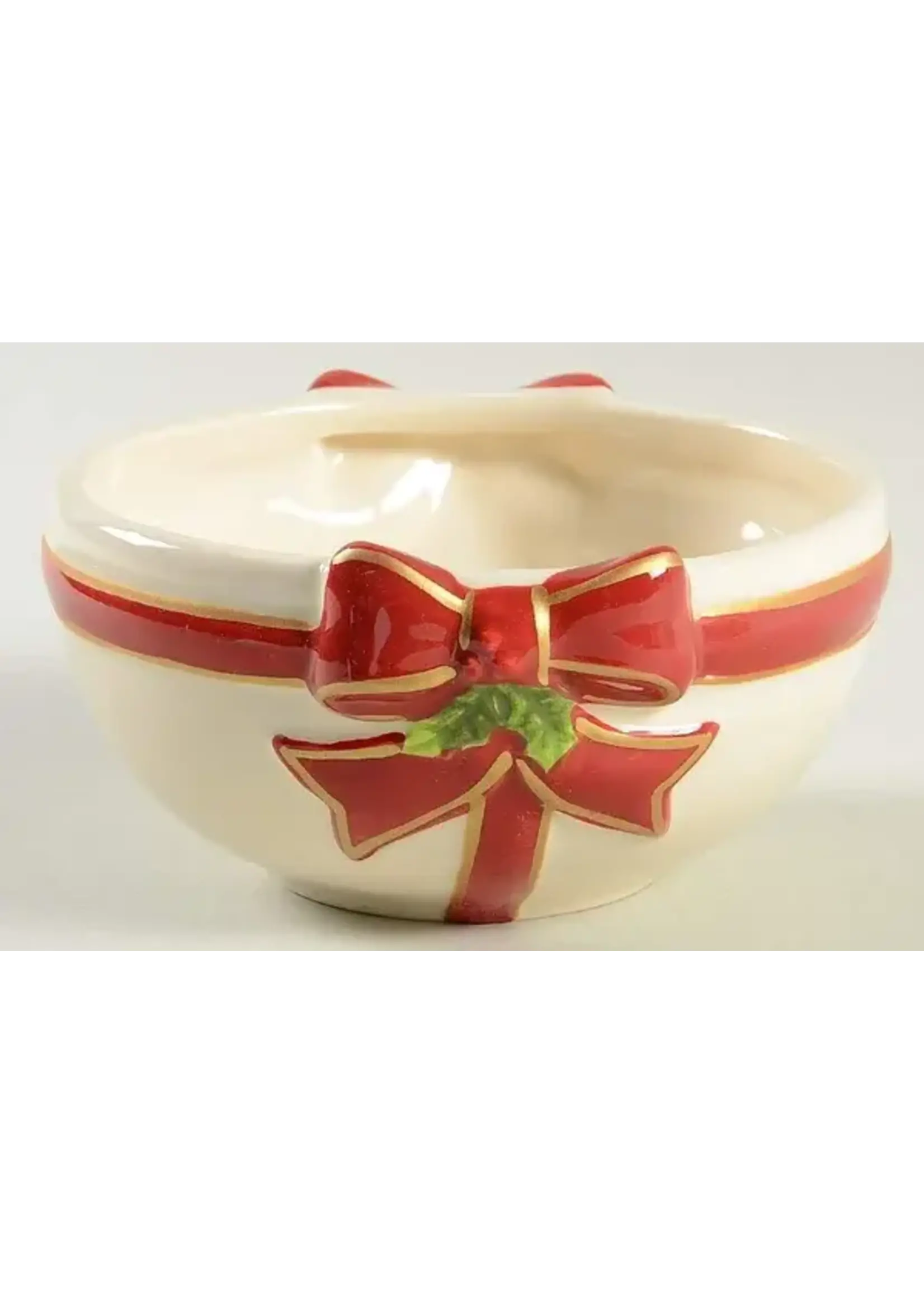 HOLLY JOLLY FRUIT BOWL  4 1/2"