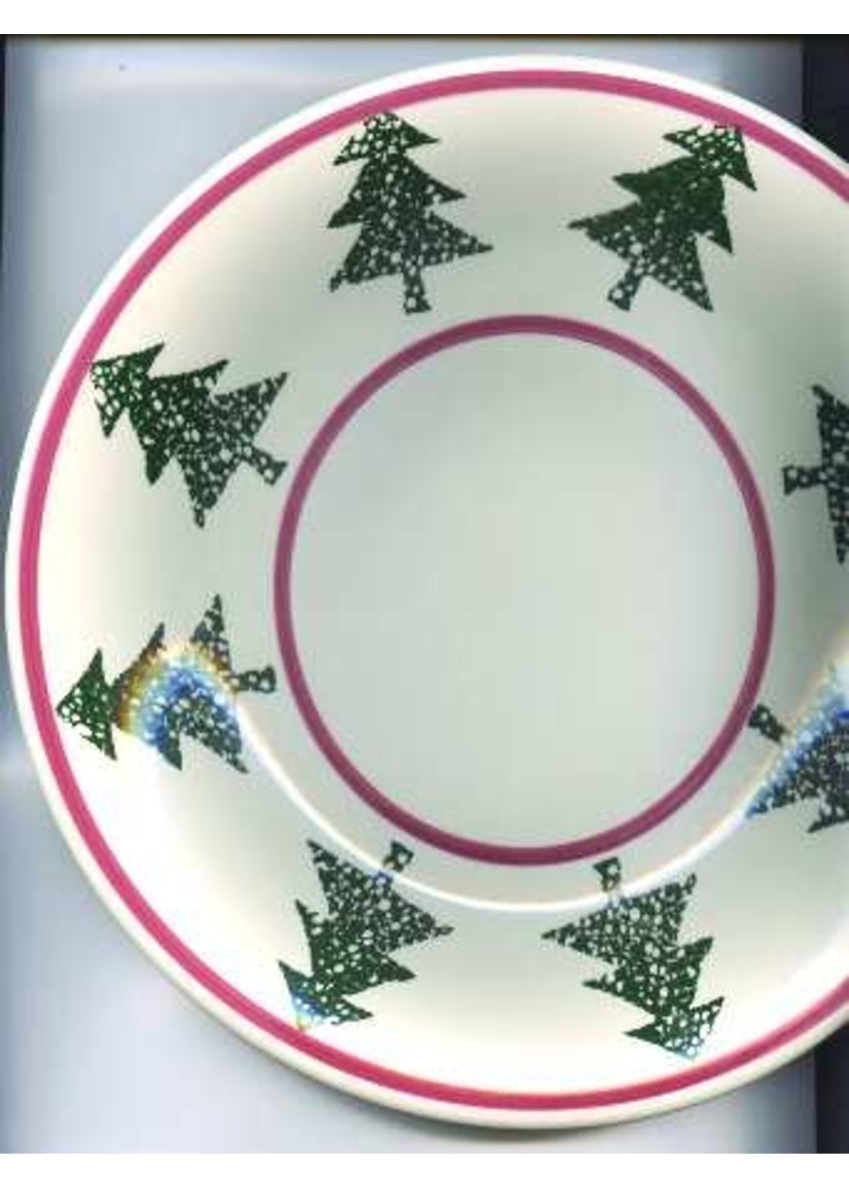 TRE CI TRE CI CHRISTMAS VILLAGE DINNER PLATE 10 1/4"