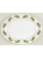 CX324 HOLLY PLATTER 13 3/4"