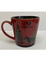 MOSSY OAK RED WOLF IN TREES COFFEE MUG 4 1/4"