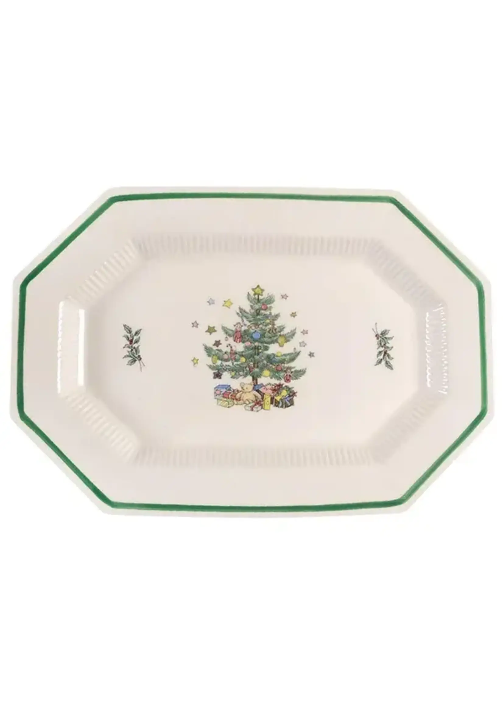 NIKKO CHRISTMASTIME PLATTER OVAL 13"