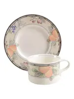 MIKASA GARDEN HARVEST CUP AND SAUCER SET 2 3/8"