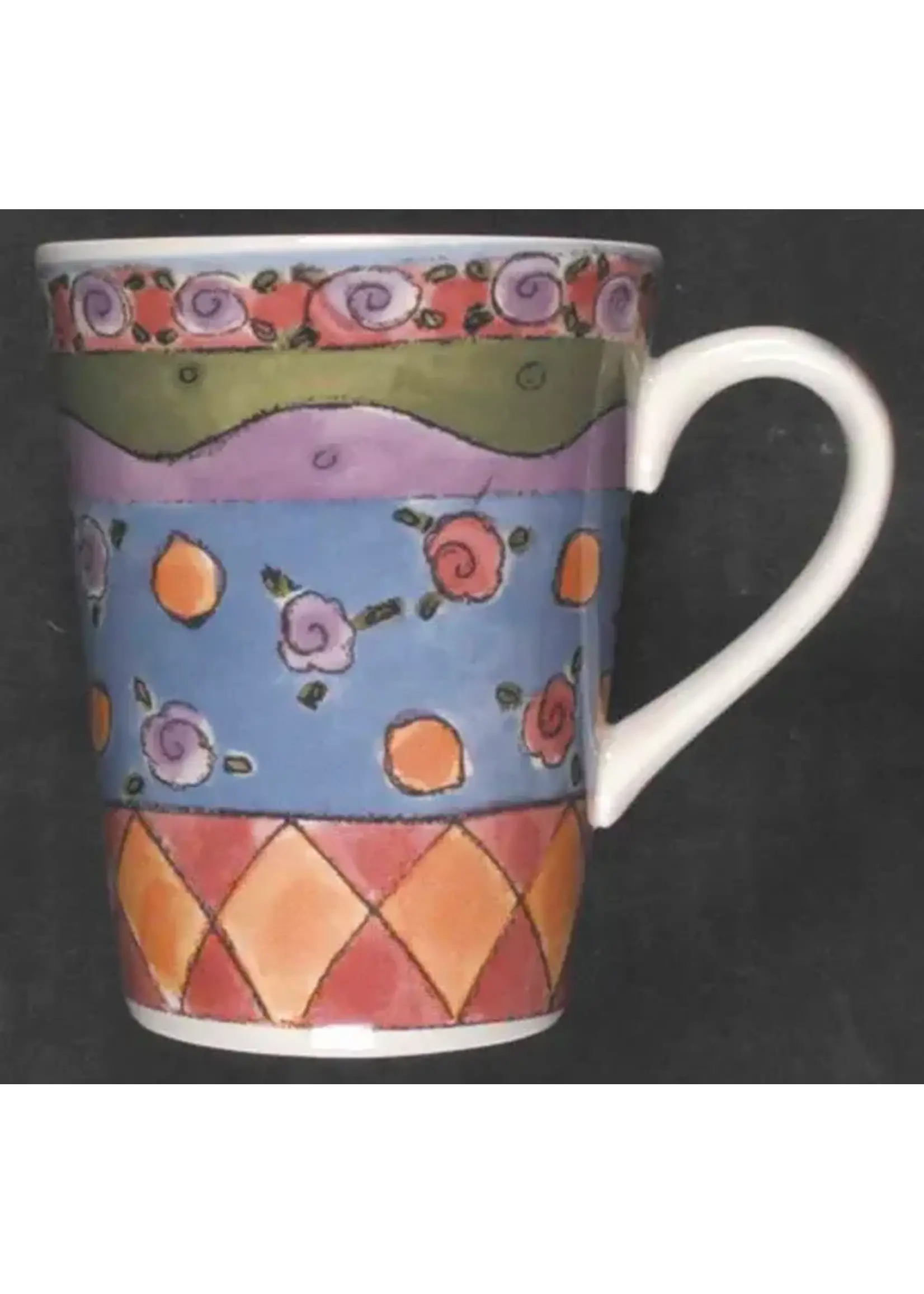 SANGO SANGO SWEET SHOPPE MUG 4 3/8" LEMON SHERBERT