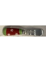 SWISS COLONY WINTER WONDERLAND RED & GREEN DIP SPREADER 4 3/4"