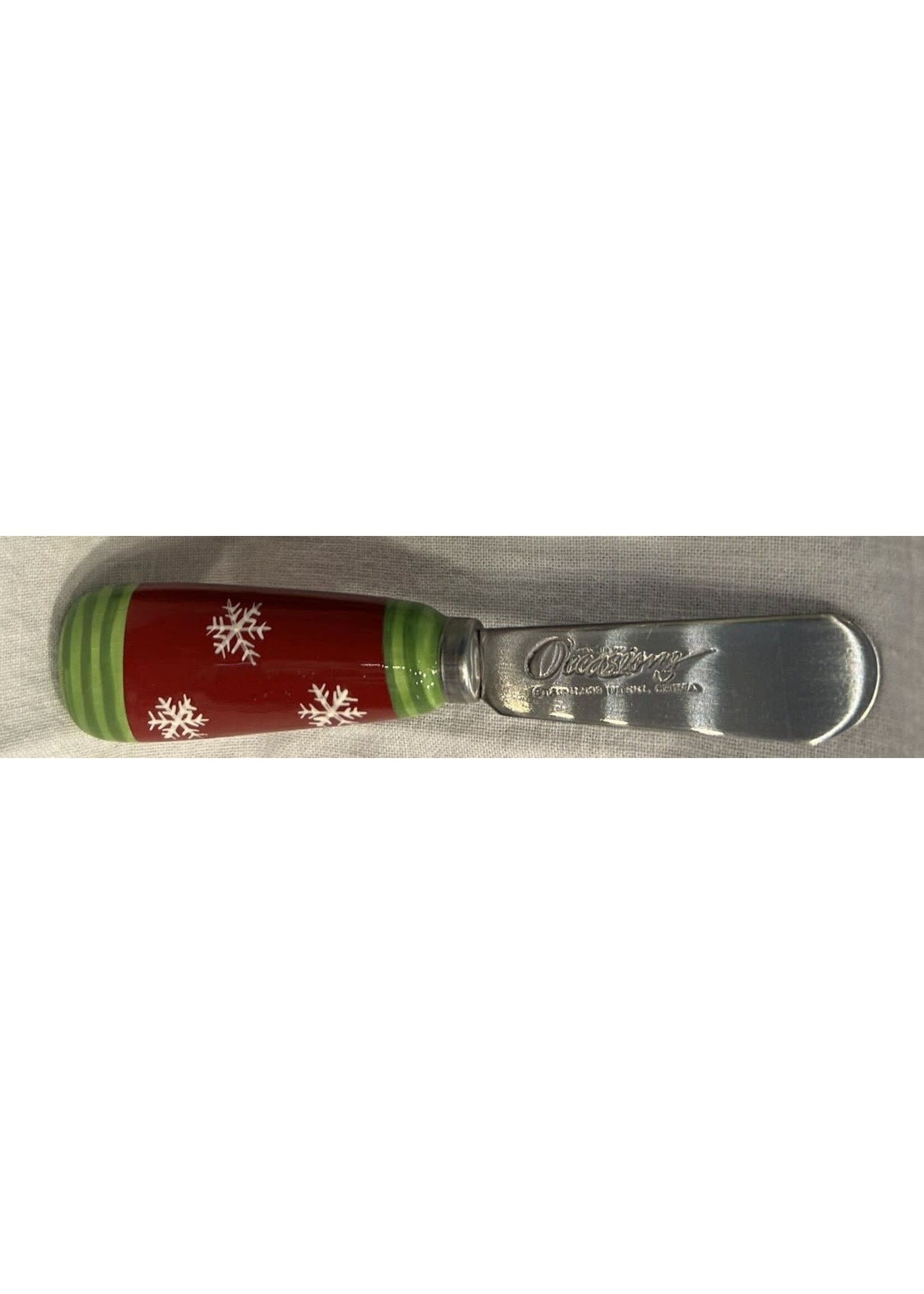 SWISS COLONY SWISS COLONY WINTER WONDERLAND RED AND GREEN DIP SPREADER 4 3/4"