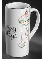 EAT, DRINK,AND BE MERRY MUG TALL 6"