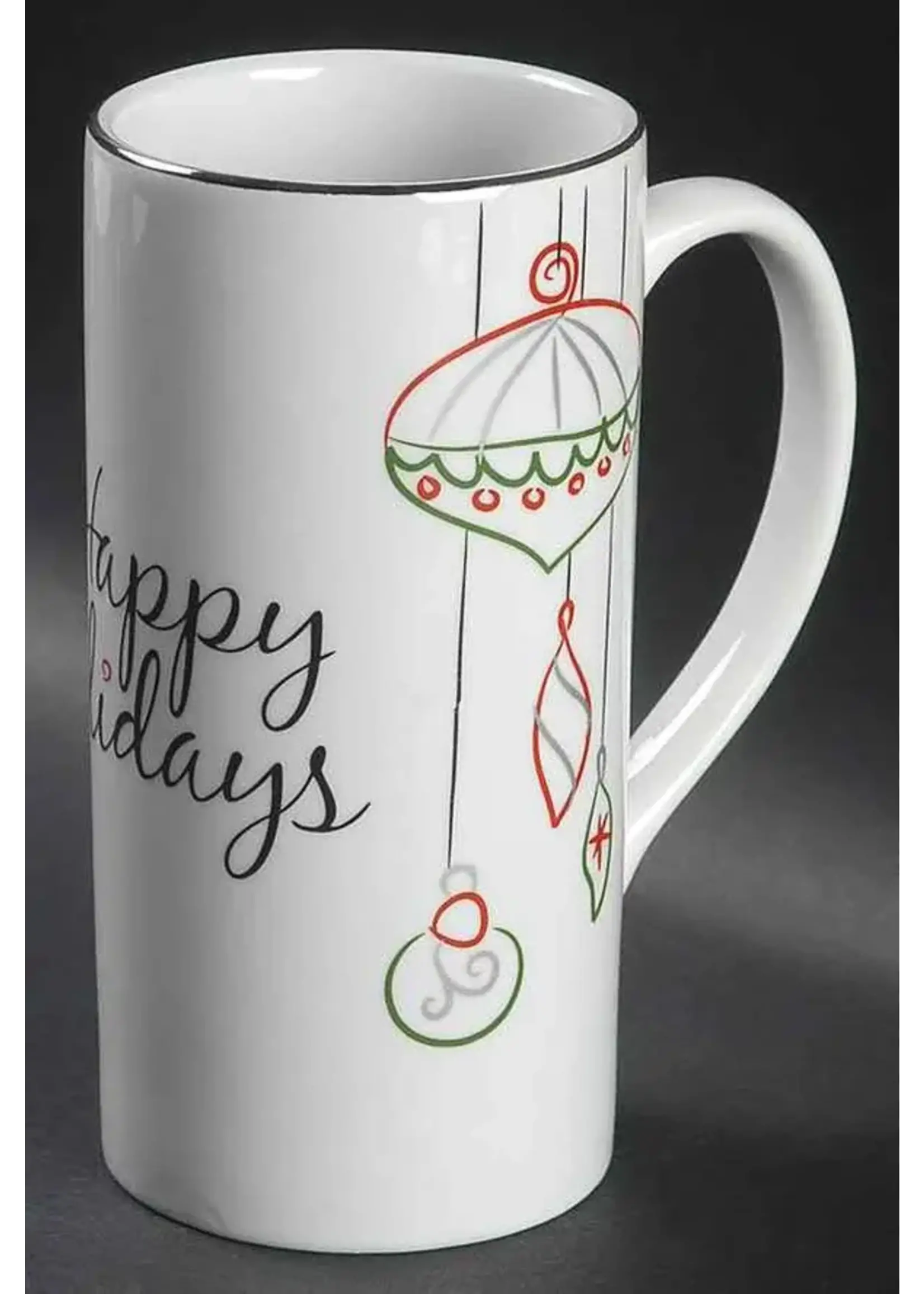 ST. NICHOLAS SQUARE EAT, DRINK, AND BE MERRY MUG TALL 6"