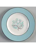 BLUE LACE BREAD AND BUTTER PLATE 6 1/4'