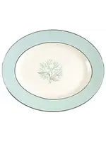 BLUE LACE OVAL PLATTER 9 1/8"