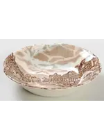 JOHNSON BROTHERS OLDE ENGLISH COUNTRYSIDE BROWN MULTICOLOR FRUIT BOWL5 1/8'