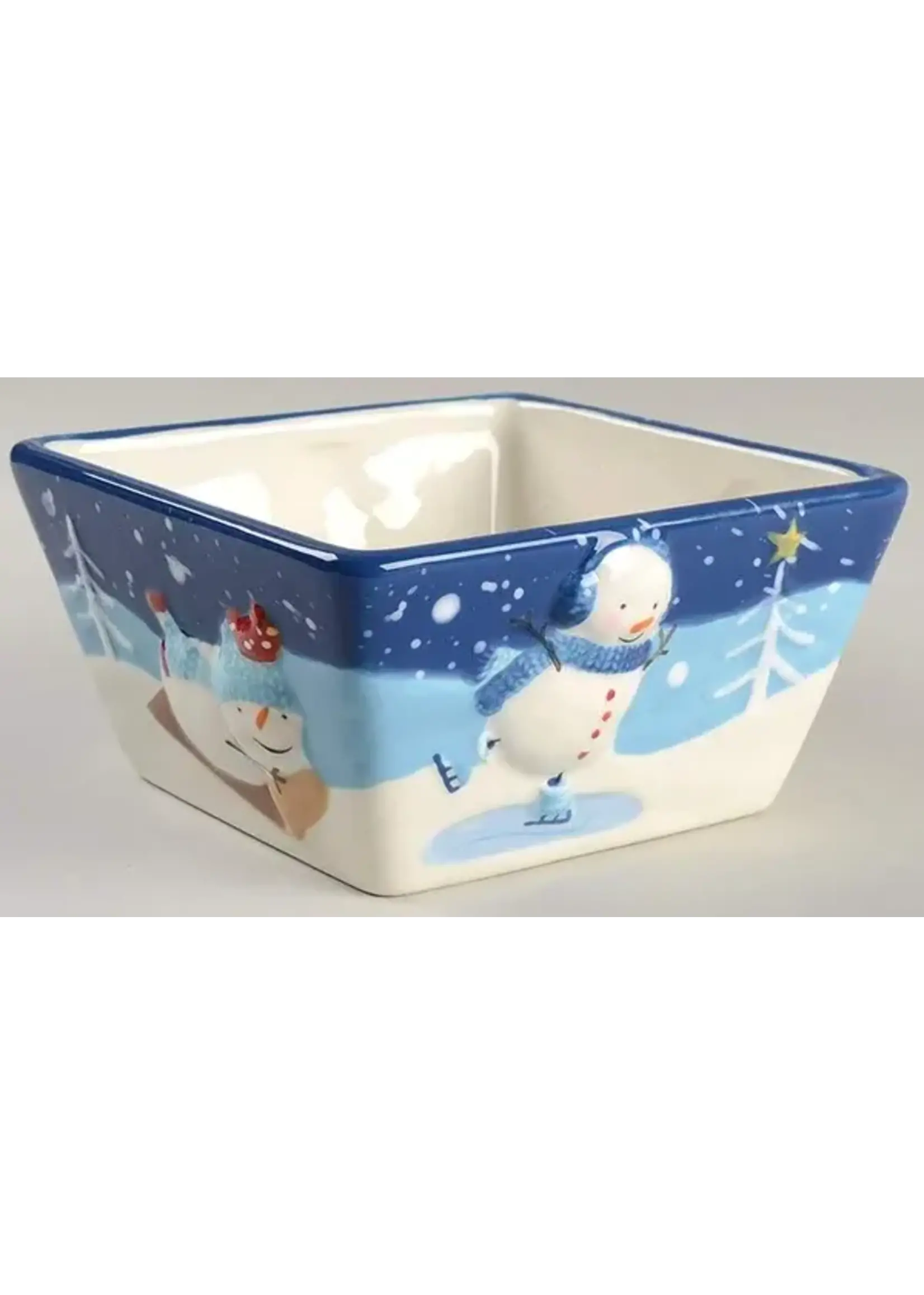 ST. NICHOLAS SQUARE LET IT SNOW CEREAL BOWL