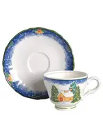 MIKASA SLEIGH BELLS CUP & SAUCER SET