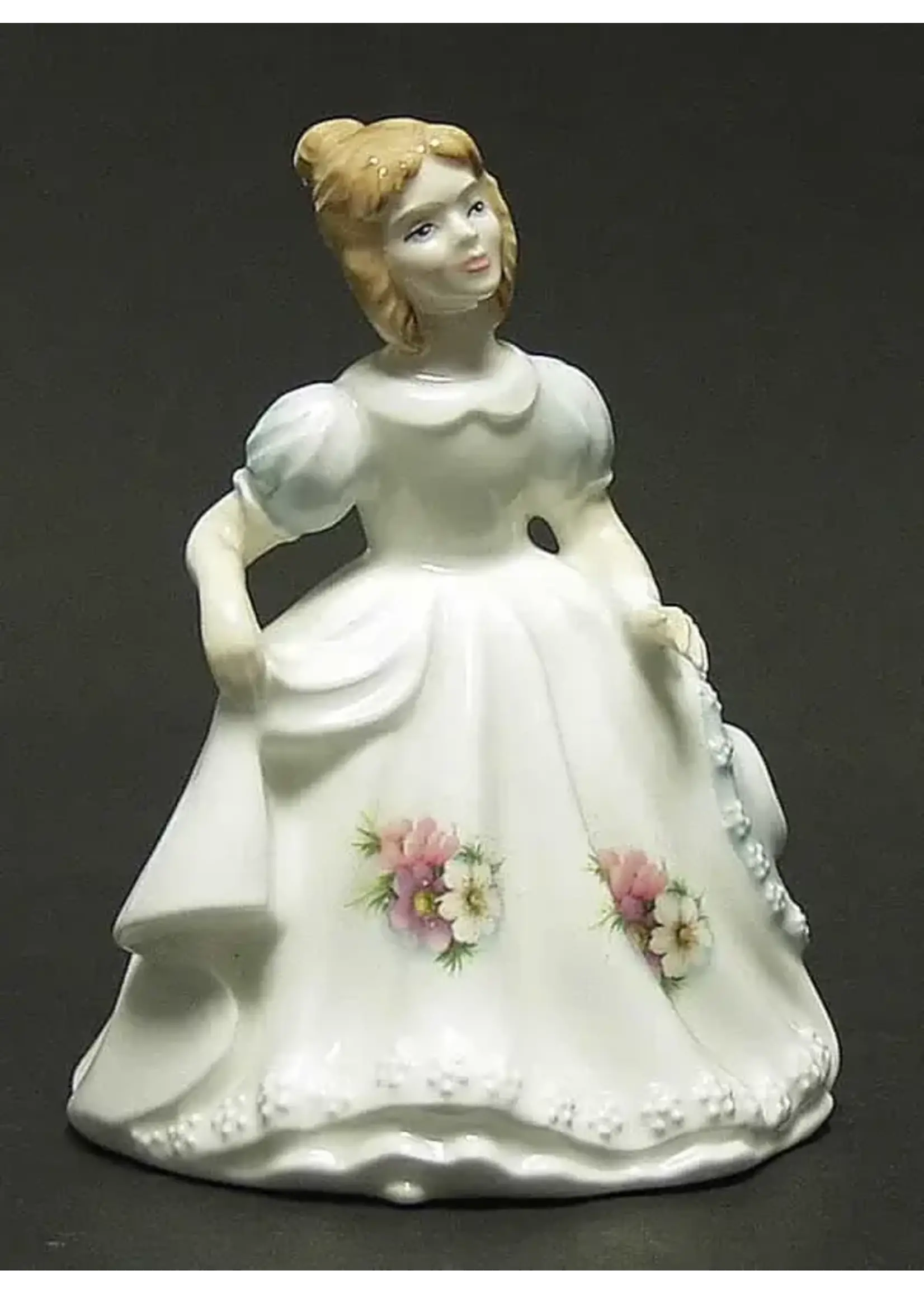 ROYAL DOULTON -ROYAL DOULTON FLOWER OF THE MONTH-CHILD OCTOBER FIGURINE