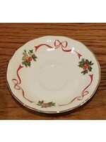 WALBRZYCH SAUCER HOLIDAY RIBBON (RIBBED) WALBRZYCH