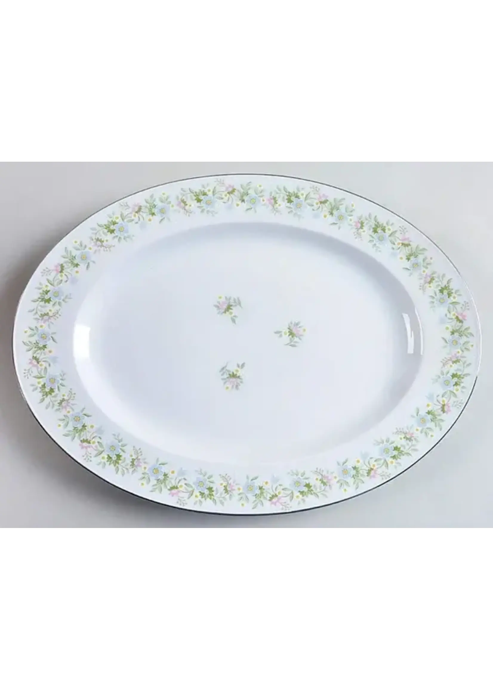 JOHANN HAVILAND FOREVER SPRING OVAL PLATTER 12"