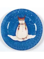 SAKURA SNOWMATES BLUE DINNER PLATE