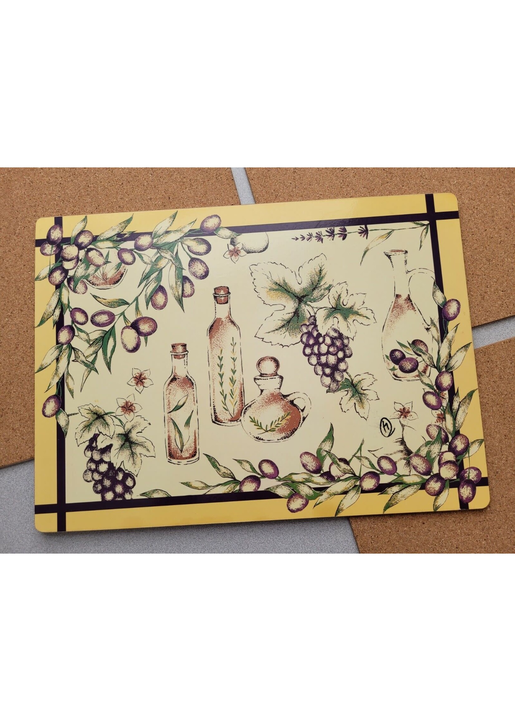 OLIVE OIL PLACEMAT 11 1/2 x 15 5/8"