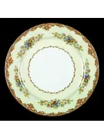 JYOTO GOLD RUST FLORAL DINNER PLATE