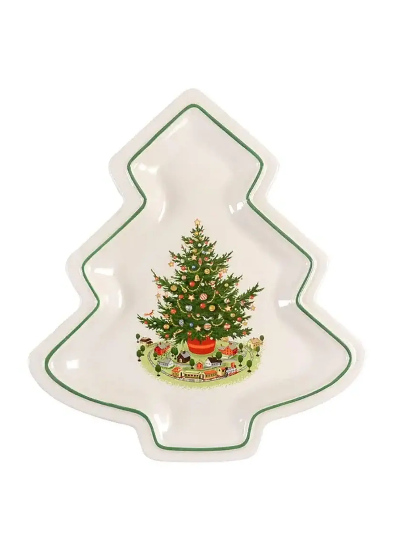 PFALTZGRAFF PFALTZGRAFF CHRISTMAS HERITAGE DISH TREE 10 1/2"