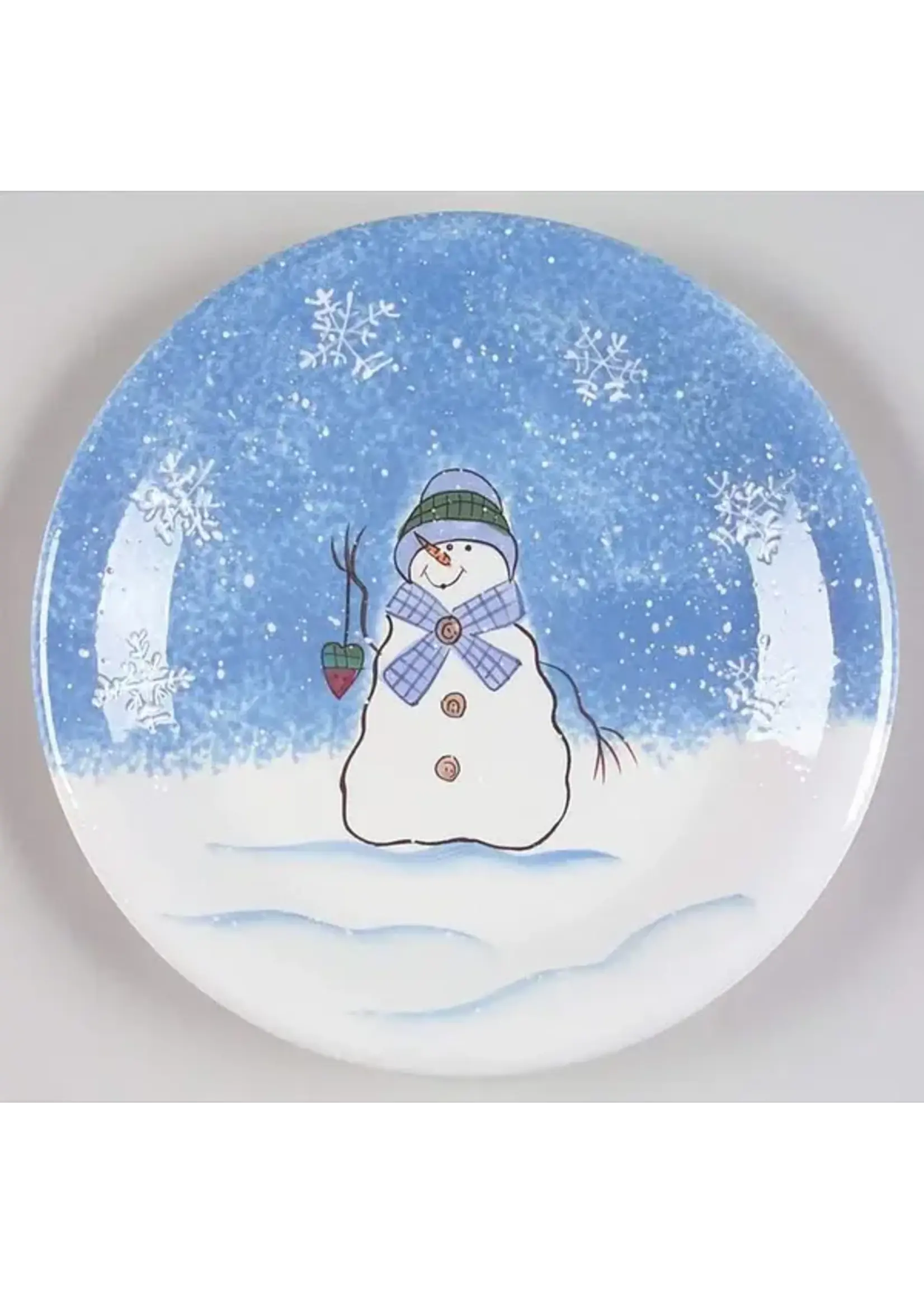 ST NICHOLAS SQUARE BUTTON UP SALAD PLATE ROUND MOTHER