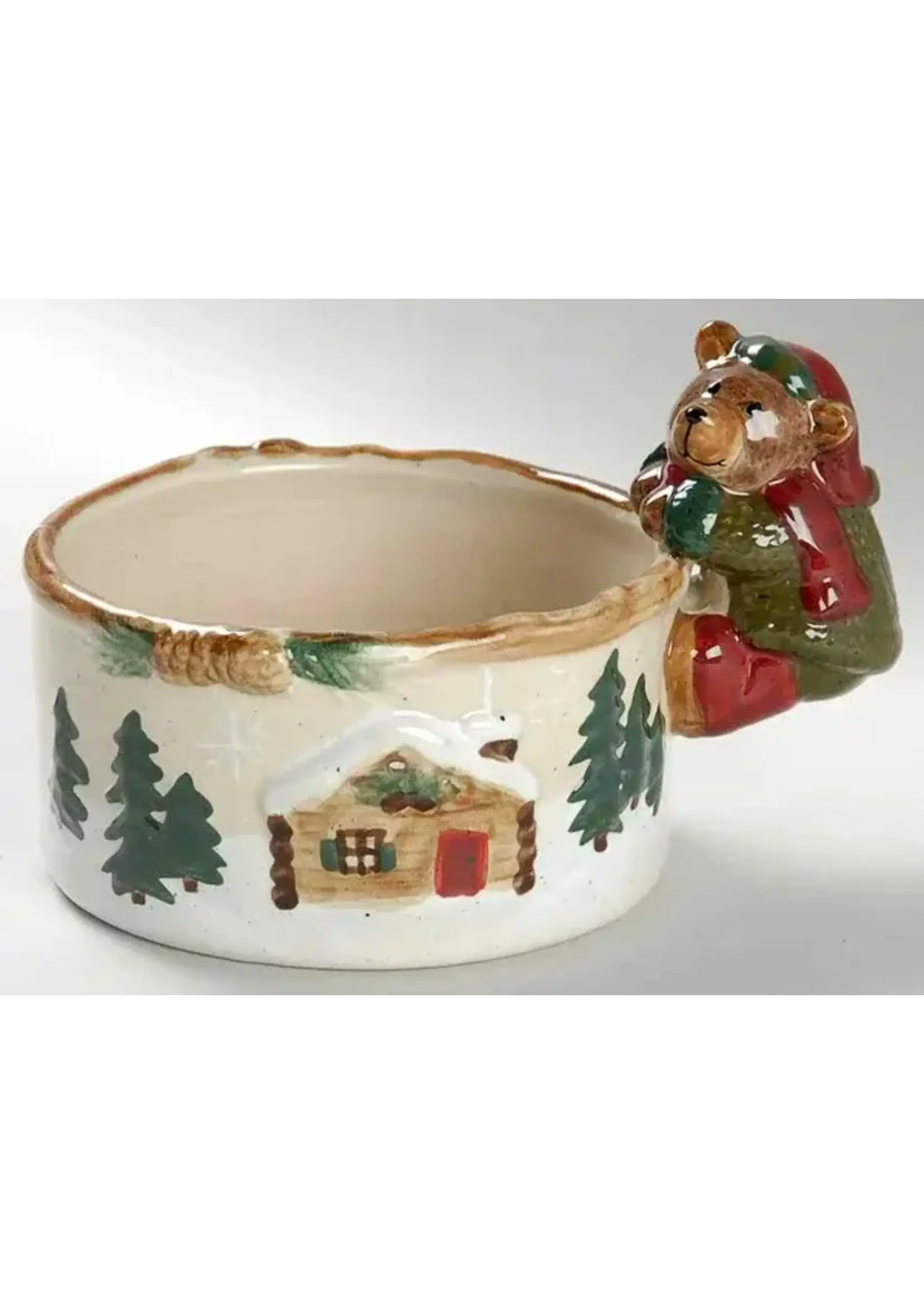 ST NICHOLAS SQUARE HEARTLAND DIP BOWL BEAR