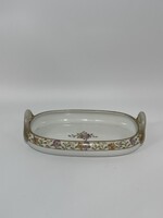 NIPPON HAND PAINTED DOUBLE OPEN FINGER BOWL 7 1/4