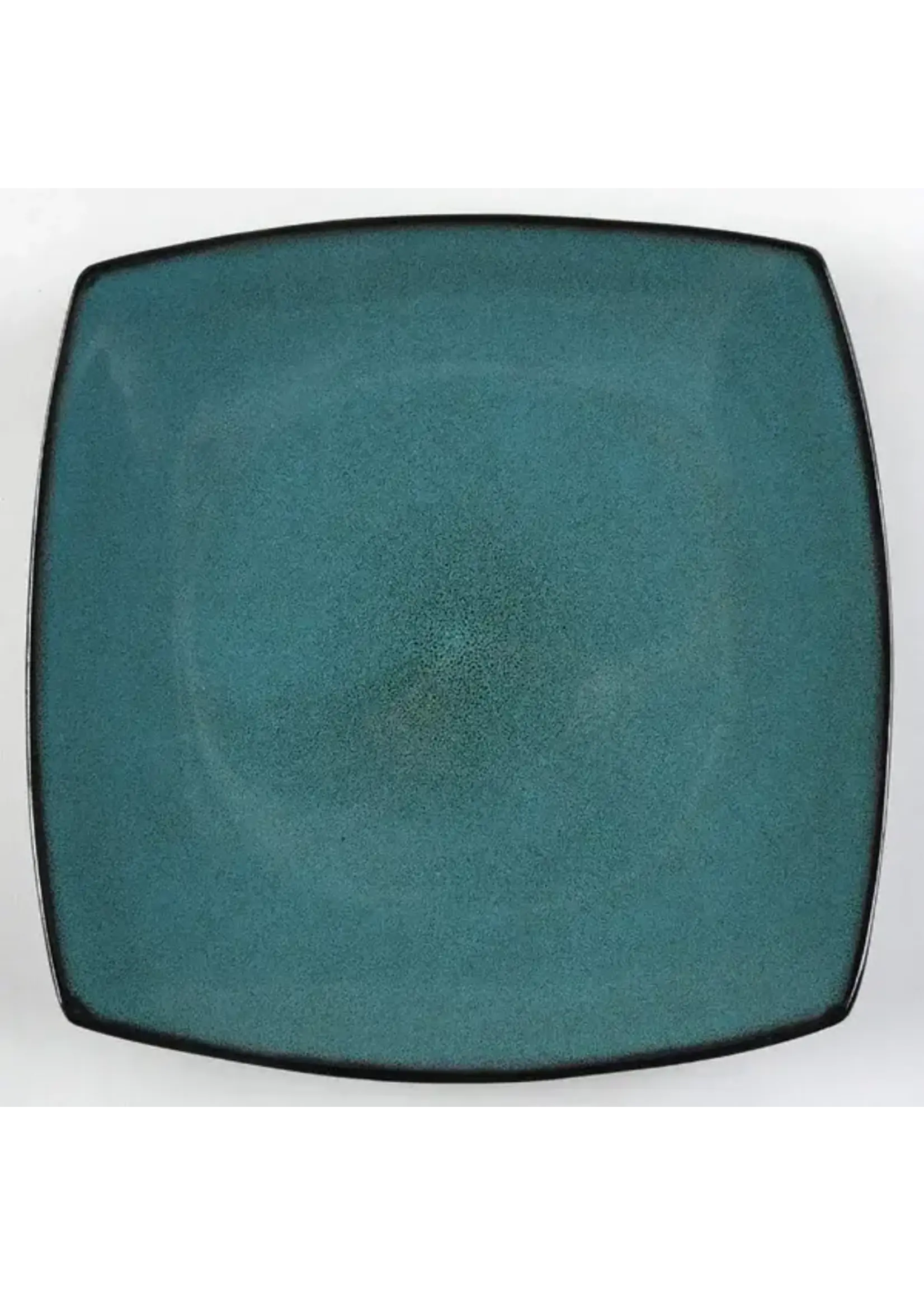 GIBSON GIBSON SOHO TEAL DINNER PLATE 10 7/8