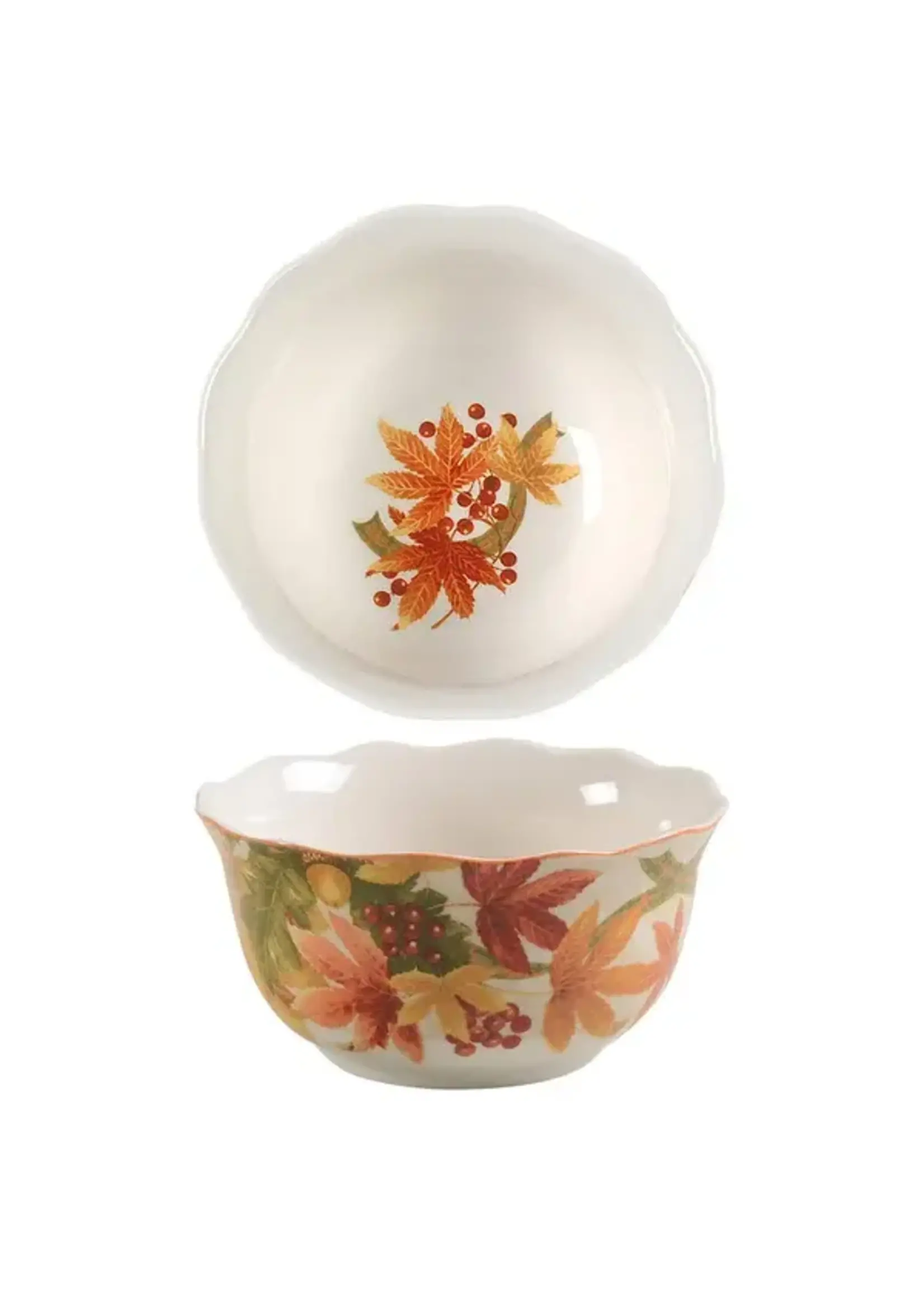 222 FIFTH 222 FIFTH (PTS) AUTUMN CELEBRATION COUPE CEREAL BOWL 5 3/4